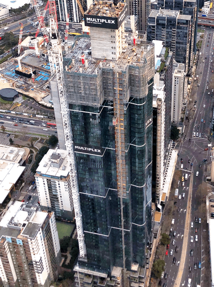Australia 108 under construction