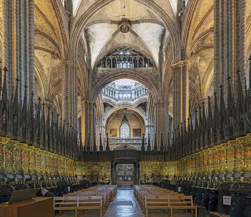 Barcelona Cathedral choir seats