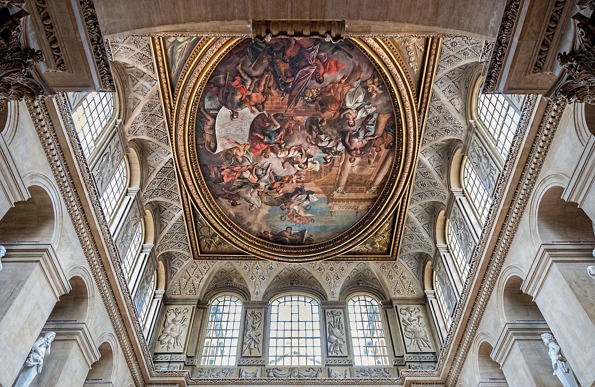 Blenheim Palace Great Hall fresco
