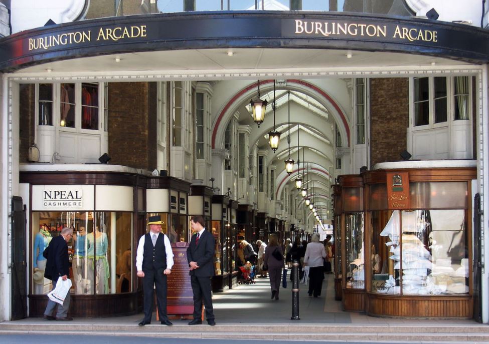 Beautiful Shopping arcades Burlington Arcade