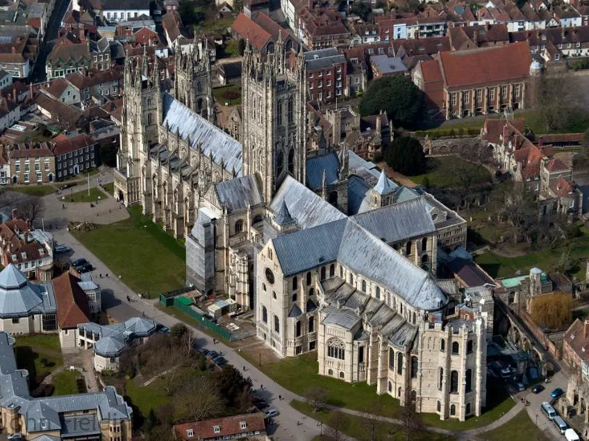 Canterbury Cathedral aerial