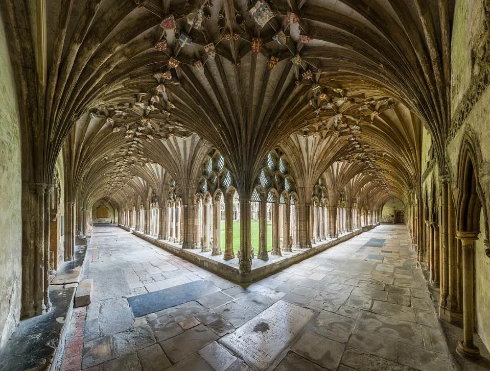 Canterbury Cathedral cloisters