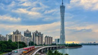 Canton Tower location