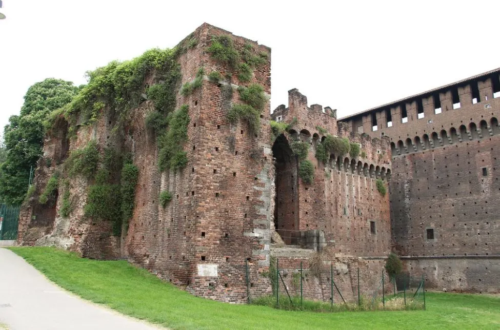 Castello Sforzesco ruins