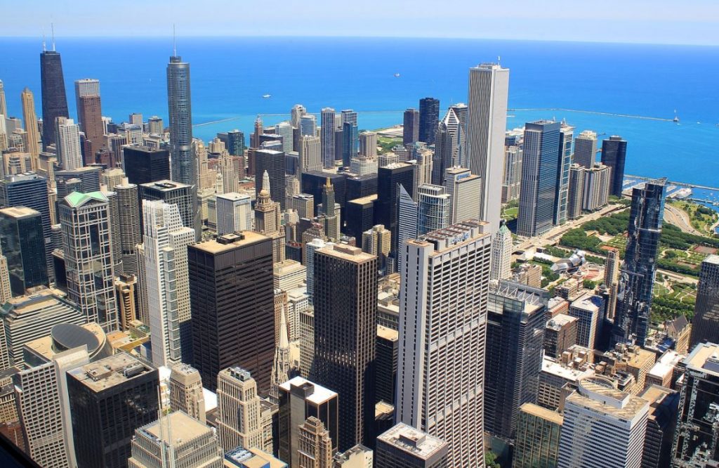 Chicago Skyline aon center