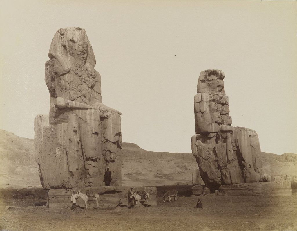 Colossi of Memnon in the 19th century
