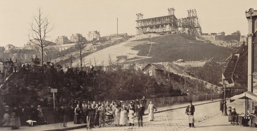 18 Interesting Facts About The Sacré-Coeur 1 Construction of the Sacre-Coeur in 1882