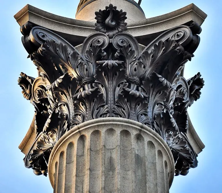 Corinthian capital of nelsons column