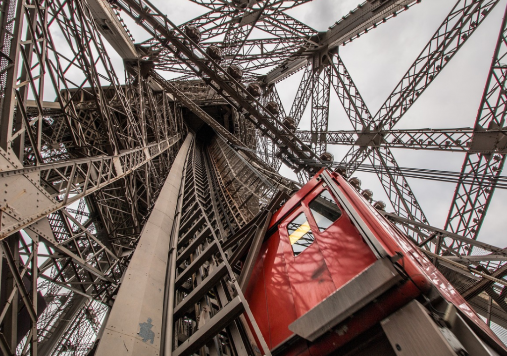 Eiffel Tower lift