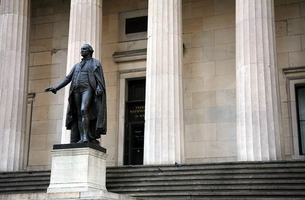 Federal Hall statue of George Washington