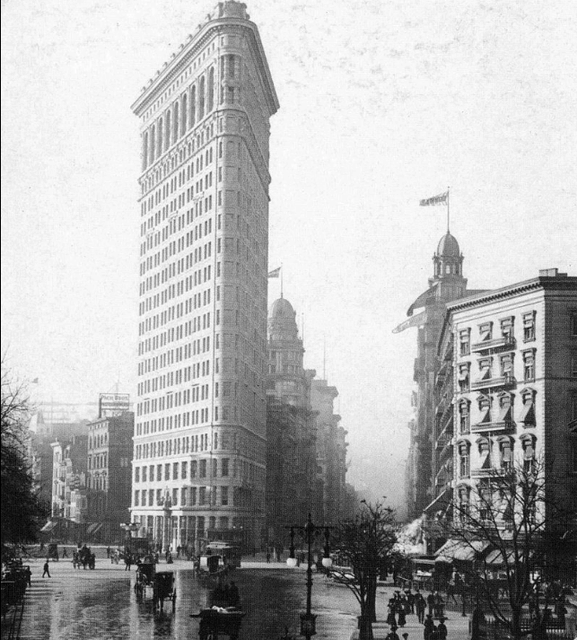 Flatiron Building shortly after construction was completed