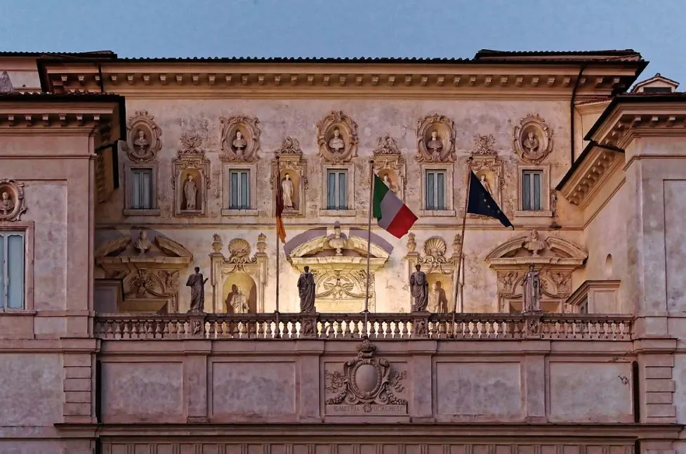 Galleria Borghese detail architecture