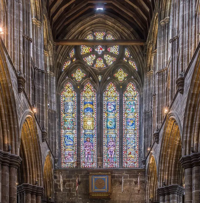 Glasgow cathedral great west window