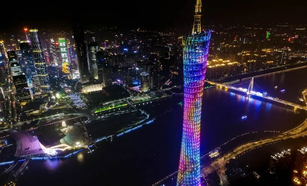 Guangzhou Tower lighting