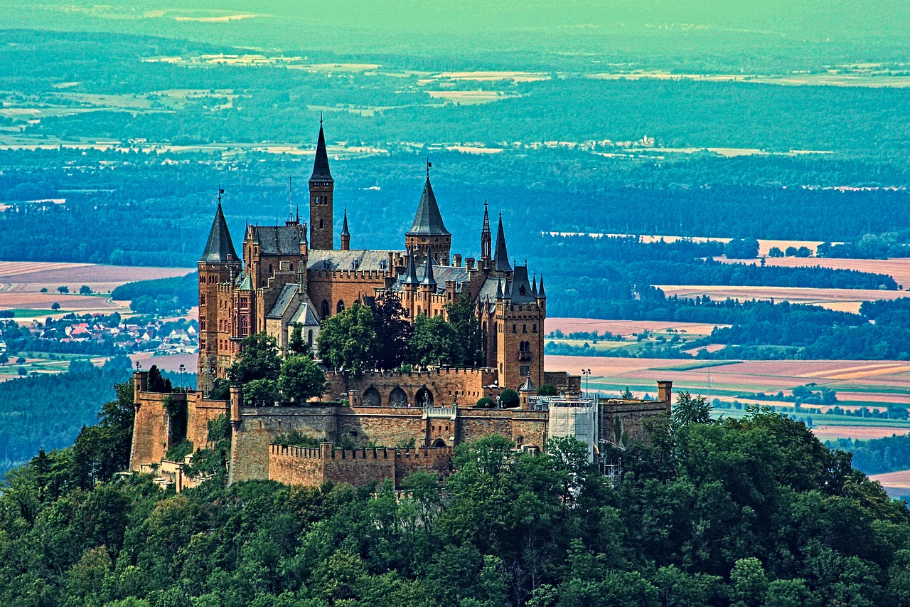 Hohenzollern castle amazing view