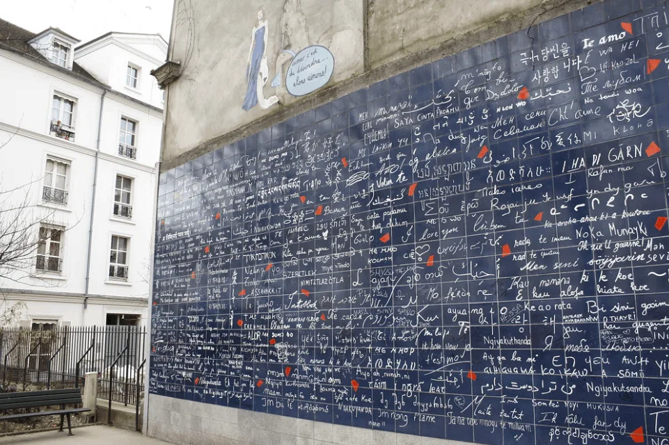 I love you wall in Montmartre