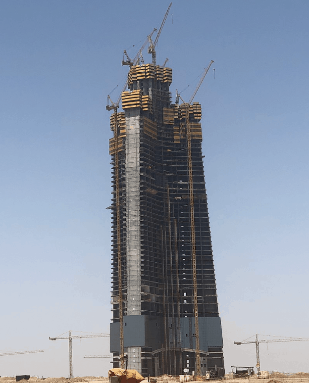 Jeddah tower construction
