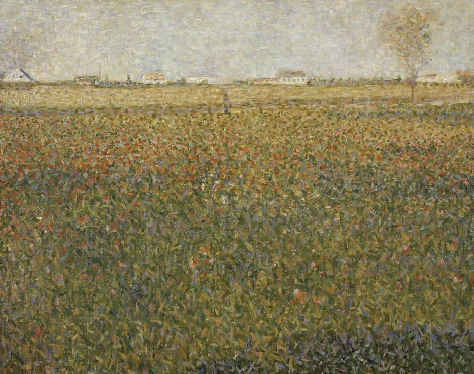 La Luzerne Saint-Denis by Georges Seurat