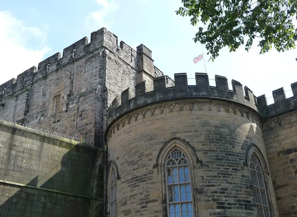 Lancaster castle walls