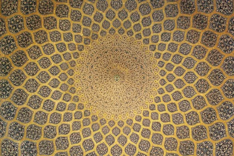 Lotfollah Mosque dome ceiling