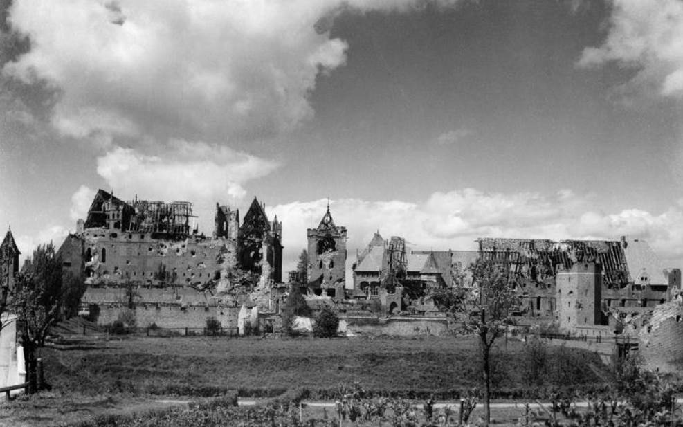 Malbork Castle following World War II