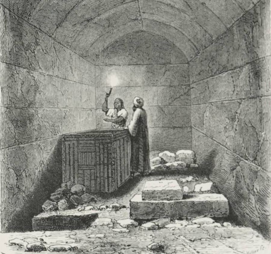 Menkaure burial chamber picture