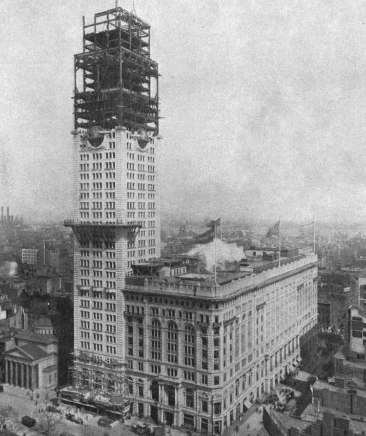 Metropolitan Life Insurance Company Tower in 1908
