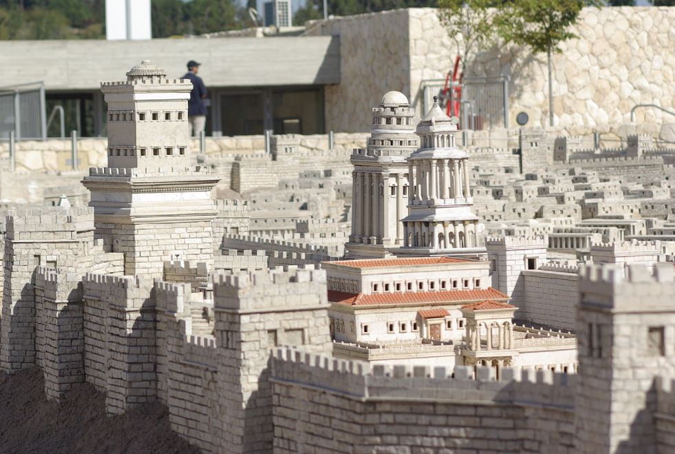 Model of towers of Herod the Great