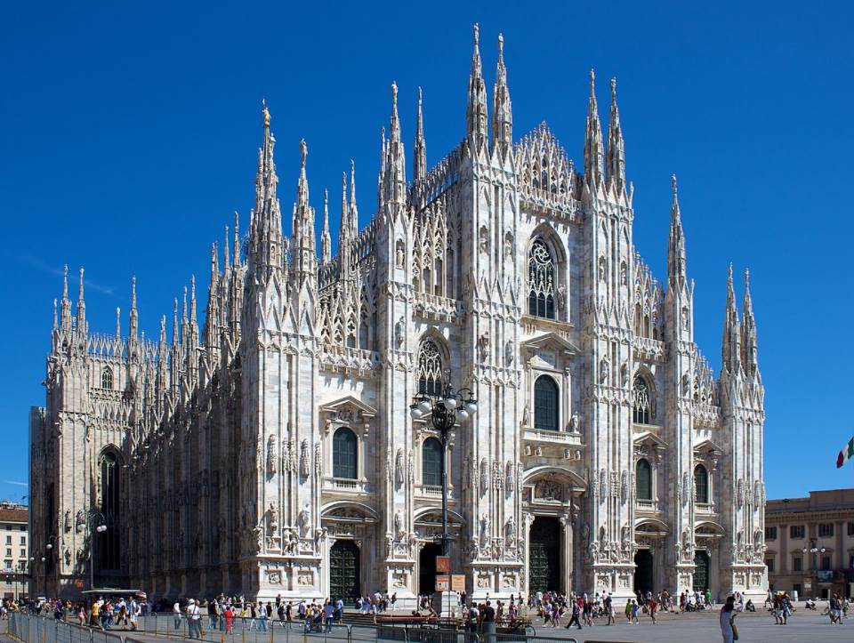 Most famous churches in Milan Duomo
