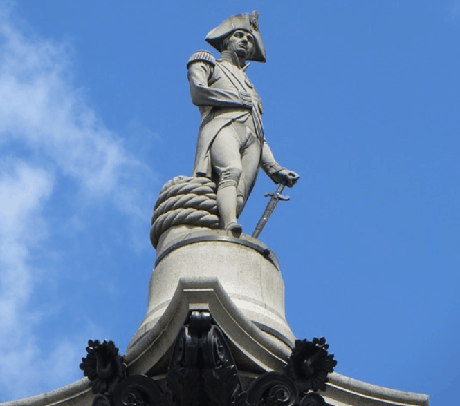 Nelson's column statue