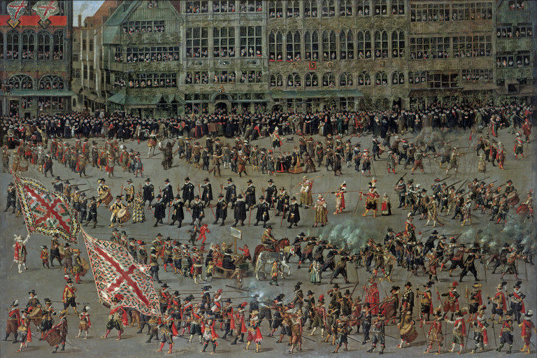 Ommegang in Brussels in 1615