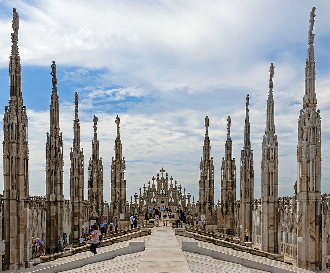 On top of Milan Cathedral