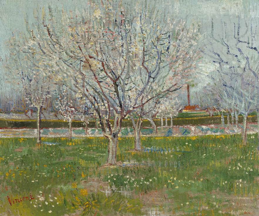 Orchard in Blossom by Vincent van Gogh