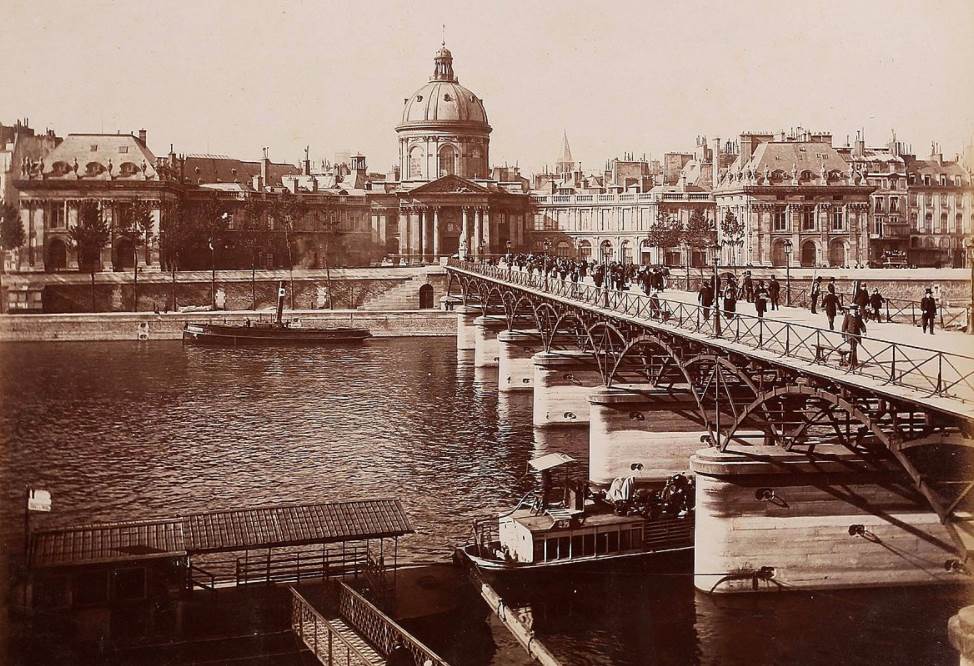 Original pont des art in 1887
