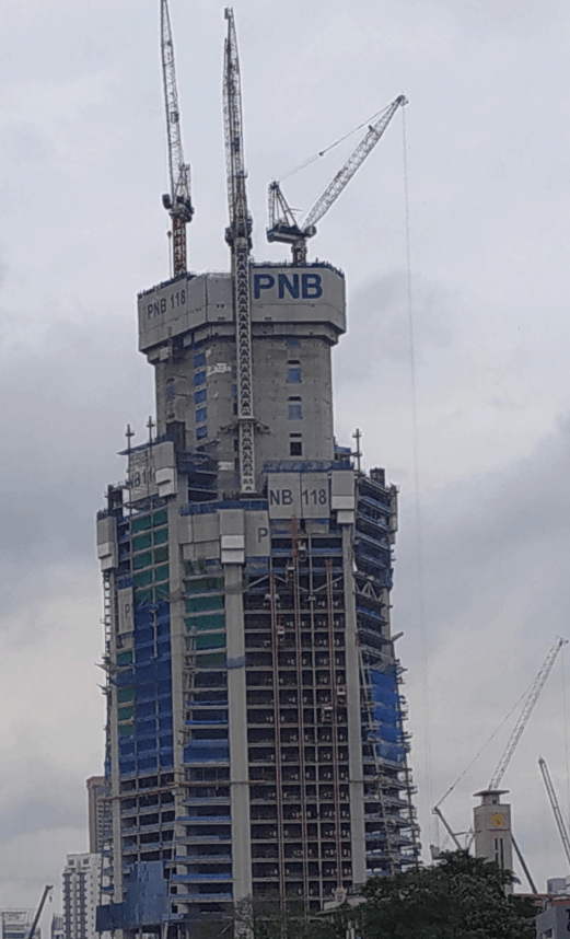 PNB 118 Construction in 2018