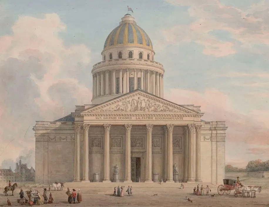 Pantheon paris in 1795