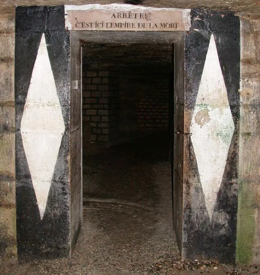 Paris Catacombs entrance