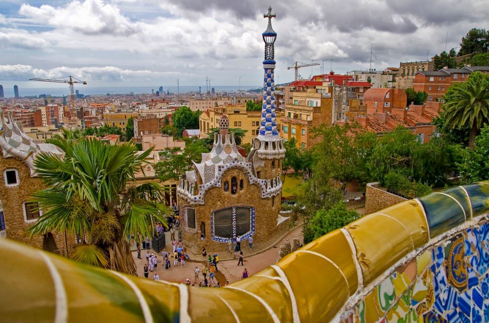 Park Guell amazing view
