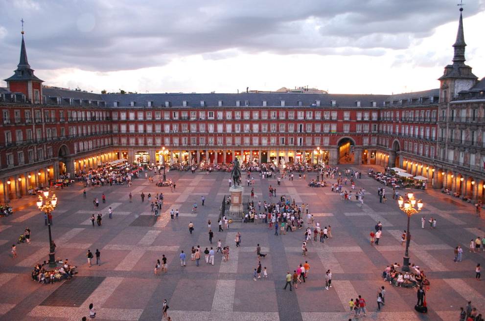 Plaza Mayor Madrid view