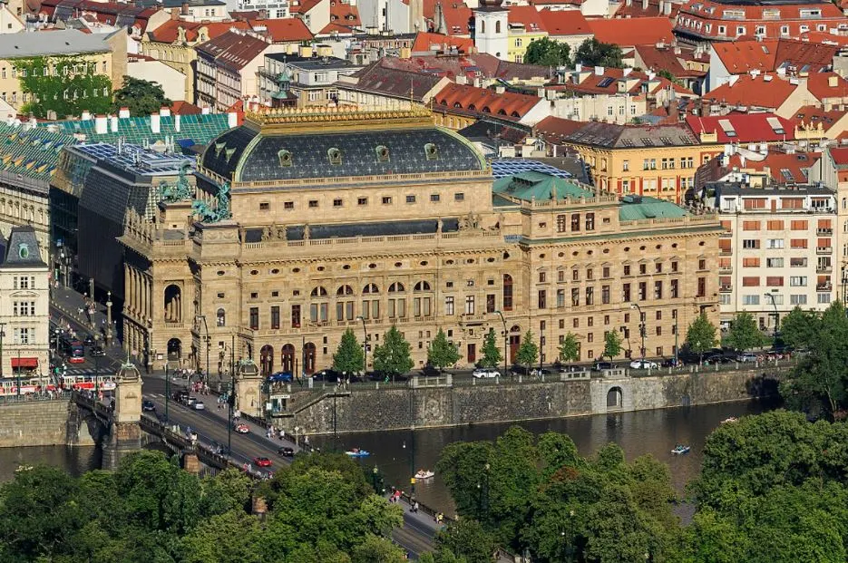 Prague Concert hall neo renaissance style