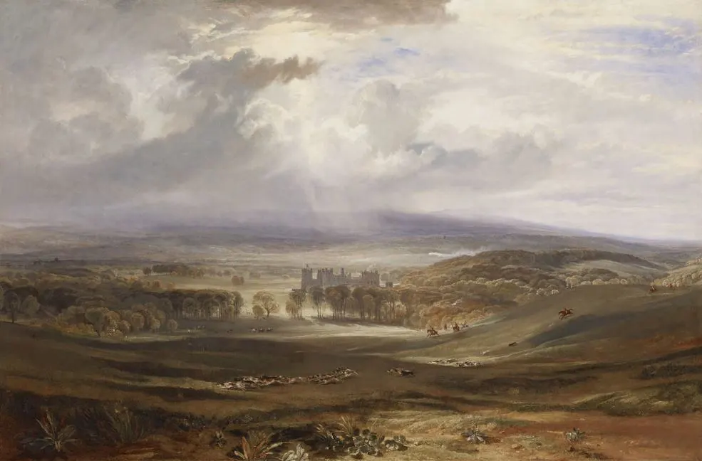Raby Castle by turner