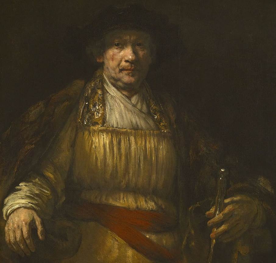 Rembrandt self portrait old age