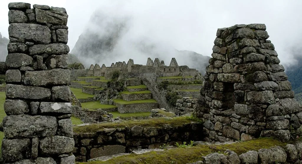 The residential section of Machu Picchu