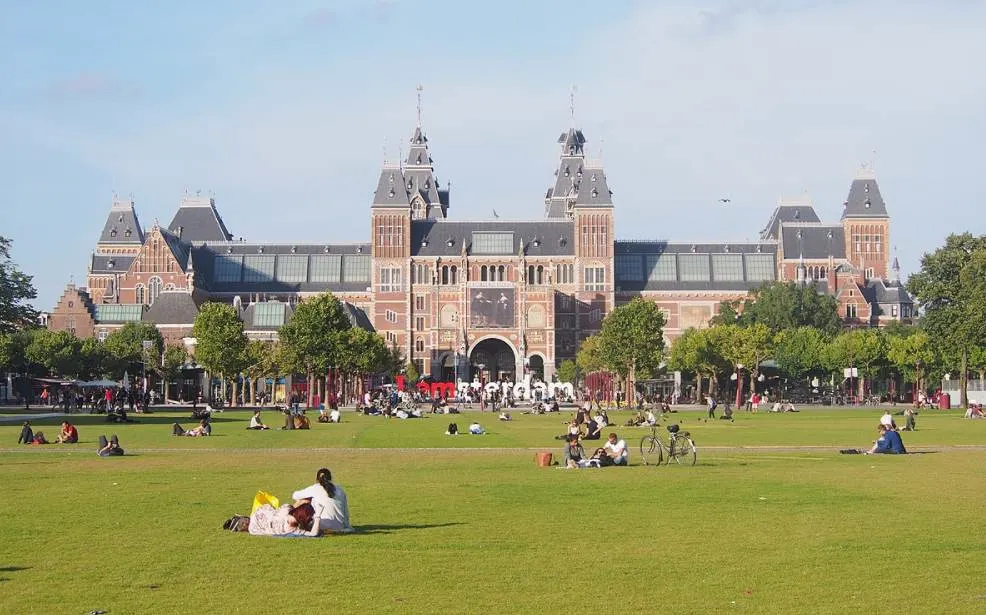Top 12 Great Facts about the Rijksmuseum in Amsterdam 1 Rijksmuseum from Museumplein