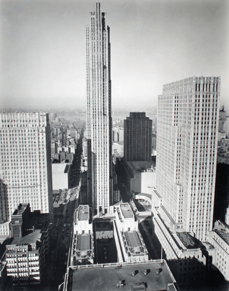 Rockefeller Center construction