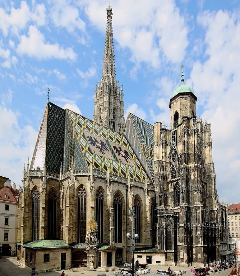 Stephansdom north and south tower