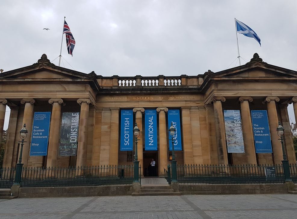 Scottish National Gallery entrance
