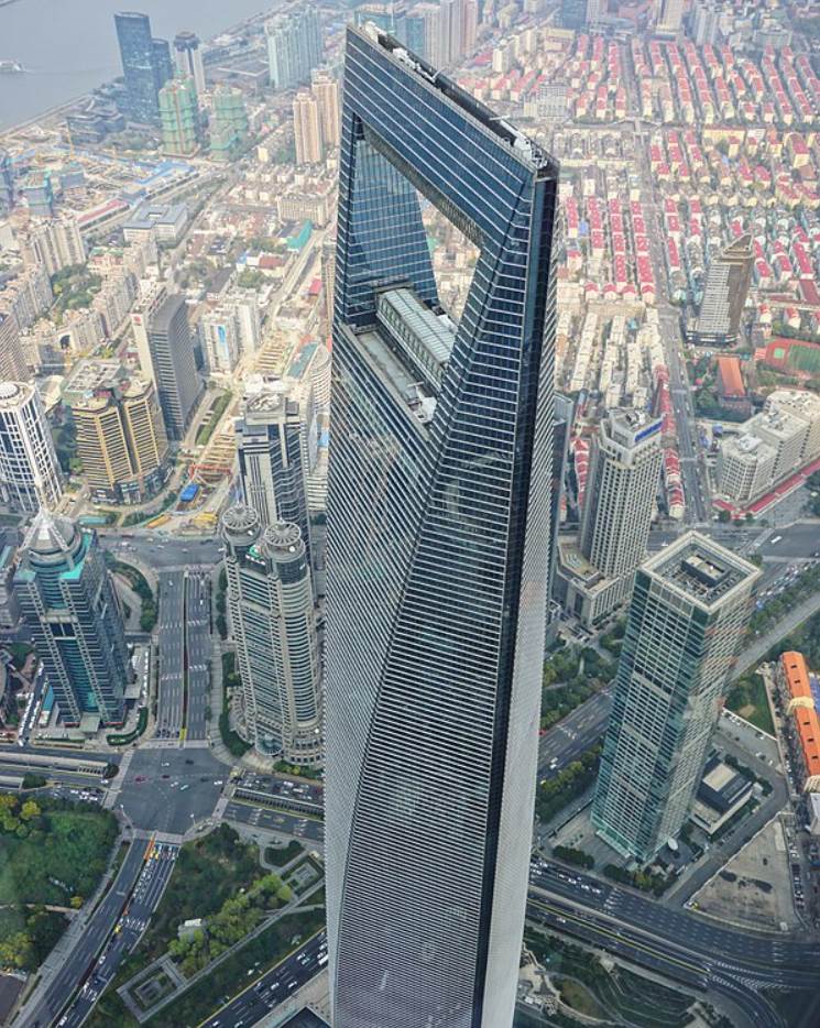 Shanghai world financial center skyscraper in shanghai