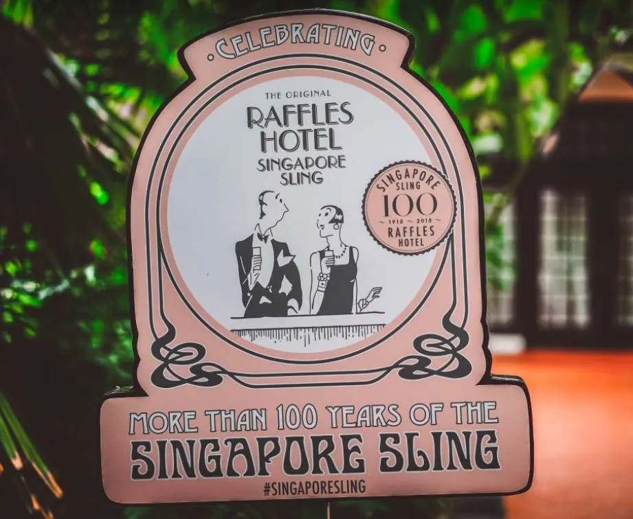 Singapore Sling Raffles Hotel