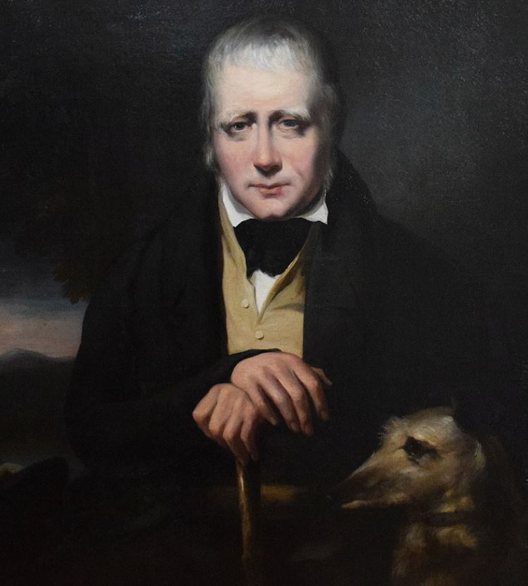 Sir Walter Scott and his dog